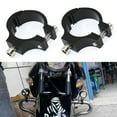 thumbnail image 4 of Motorcycle Bike Handlebar Fork Tube Clamp Bracket External Headlamp Unviersal E1B6, 4 of 7