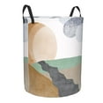 thumbnail image 2 of XMXT Collapsible Laundry Basket, Bohemian Mountain Print Waterproof Laundry Hamper, 40L Multicolor, 2 of 8