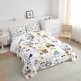 thumbnail image 4 of Construction Bedding Set Full Size Equipment Trucks Comforter Set for Kids Boys, 4 of 7