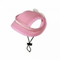thumbnail image 6 of TELOLY 2026 New Dog Hat for Medium Dogs to Wear Puppy Bucket Hats with Ear Holes and Chin Strap Dog Visor Hat Beach Sun Protection Baseball Cap Orange Dog Hats, 6 of 7