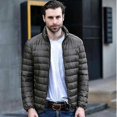 thumbnail image 4 of Autumn Lightweight Thin Duck Down Jacket Men Good White Brand Casual Ultralight Male Feather Jackets Coat, 4 of 5