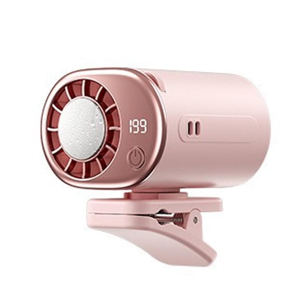2026 Car Clip On Air Conditioner Fan With LED Display - 360° Rotation ,Portable USB Rechargeable Personal Cooling Mini Fans For Office,Car.