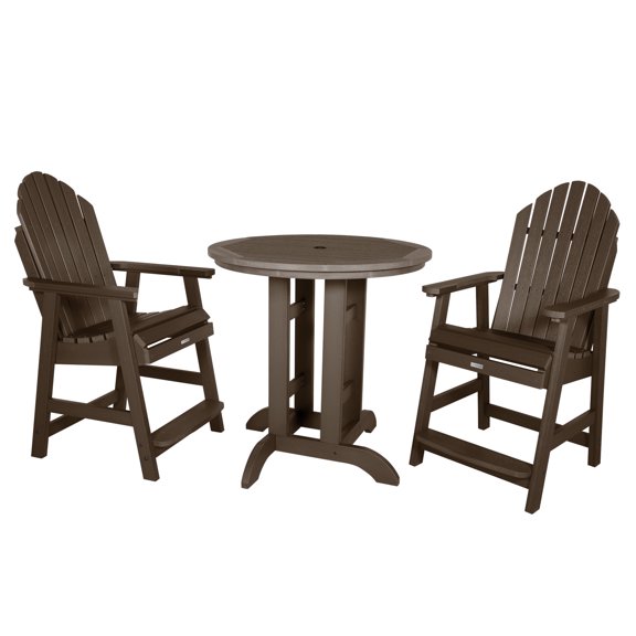 Highwood Hamilton 3pc Round Dining Set