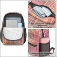 thumbnail image 4 of 17 Inch Lightweight Backpack,PVC Waterproof Oxford Fabric, Ergonomically Designed, with Large Capacity, Denim Cowboy Jean Style, 4 of 5