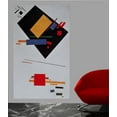 thumbnail image 2 of Wallhogs Malevich Suprematist Composition (1915) Wall Mural, 2 of 2