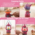 thumbnail image 4 of Kids Camping Set with Tent, 42PCS Pop Up Tent, Indoor Outdoor Pretend Play with Tea Party Set for Little Girls, Princess Toys for Toddler Girls, Gift Idea for Girls Age 3 4 5 6 Year Old, 4 of 11