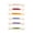 Colorful, variant on BESEW7 Indestructible Cat Toy for Aggressive Chewers, Kitten Chew Toys for Teething 6 Pack Cotton Sticks, Interactive Cat Toys for Indoor Boredom Green