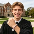thumbnail image 7 of 2026 Graduation Gift Set: Jewelry Bracelet with Commemorative Card and Elegant Hat Box for Graduating Students, Classmates & Friends, 7 of 7