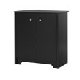 thumbnail image 2 of South Shore Vito Small 2-Door Storage Cabinet, in Pure Black, 2 of 11