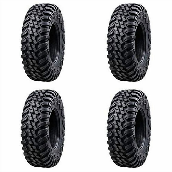 (4 Pack) Tusk Terrabite® Radial Tire 25x8-12 Medium/Hard Terrain For KAWASAKI Teryx4 800 2014-2022