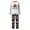 B Black, variant on Pajama Christmas Family Set Christmas Family Outfit Baby Romper Long Sleeve Crew Neck Full Length Pants Printed Soft Comfortable Sleepwear For Baby White 6M