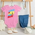 thumbnail image 3 of SpongeBob Cartoon Heart Love Bug Romper Boys or Girls Infant Baby Brisco Brands 12M, 3 of 6