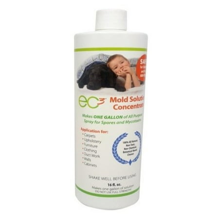 Micro Balance EC3 Mold Solution Concentrate-All Natural Botanical, Removes Mold Spores, Bacteria and Musty Smells from Hard and Soft Surfaces-No Harmful Chemicals, 16 FL (Best Product To Remove Urine Smell From Carpet)