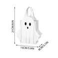 thumbnail image 3 of Halloween Ghost Paper Gift Bags Party Favor Bags with Handle 6x8x3 Inch Trick-or-Treat Candy Goodie Pastel White for Spooky Birthday Holiday Party Supplies 8PC, 3 of 9