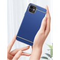 thumbnail image 3 of iPhone 12 Case/iPhone 12 Pro Case, 3-in-1 Luxury Hybrid Hard Plastic with Gold Trim Matte Finish Slim Thin Phone Case for Apple iPhone 12/12 Pro (6.1")(2020), 3 of 7