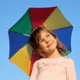 thumbnail image 6 of Uxcell 20" Fishing Umbrella Hat Folding Sun Rain Cap Head Umbrella Red 4 Pack, 6 of 6
