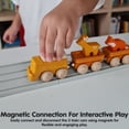 thumbnail image 5 of PlanToys® Cargo Train Wooden Montessori Vehicle Toy | Early Movement, Imagination and Practical Life Exploration | Eco Friendly Train Set with Cargo Blocks for Meaningful Play, 5 of 9