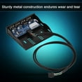thumbnail image 4 of Panel frontal de disquete USB 2.0 de 3,5'' con bahía de disquete de 9 pines a 4 interfaces HUB USB 2.0, 4 of 13