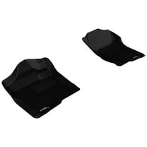 3D MAXpider Custom Fit Kagu Floor Mat (Black) for 2007-2013 Chevrolet/GMC Silverado/Suburban/Tahoe/Sierra/Yukon/Yukon XL - 1ST Row