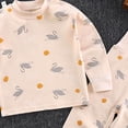 thumbnail image 4 of KPOPLK Baby Girls Pajamas Sets 1-7Y Toddler Kids Soft Comfy Pjs Fall Winter Long-Sleeve Snug fit Sleepwear Clothes(6-12 Months,Light Pink), 4 of 4