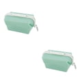 thumbnail image 3 of Cateissary Bolsa de almacenamiento de alimentos plegable, contenedor de sellado reutilizable para aperitivos, organizador de nevera, accesorios de despensa Verde 2piezas Cateissary CBP187836, 3 of 6