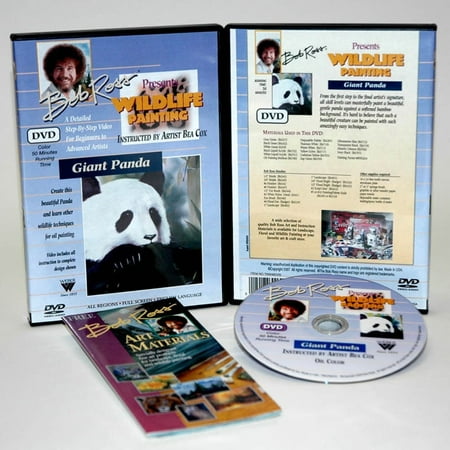 Weber Bob Ross DVD Wildlife Painting Giant Panda