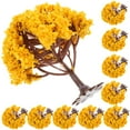 thumbnail image 1 of OUNONA 10Pcs Miniature Trees for Diorama Orange Sponge Decorative for Hobbyists, 1 of 8