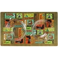 thumbnail image 2 of Drymate Cat Bowl Placemat, Pet Food Feeding Mat - Absorbent Fabric, Waterproof Backing, Slip-Resistant - Machine Washable/Durable (12” x 20”) (Cool Cat Brown), 2 of 4