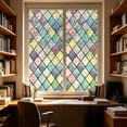 thumbnail image 6 of Static Cling Window Film 19.6 x 39.3 in, Rainbow Prism Privacy Glass Sticker for Bathroom, Office, Home Sun Control, 6 of 6