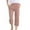 -A-Rose Gold69, variant on FINALGANG Women Versatile Trousers Solid Color Plus Size Stylish Slacks Drawstring Calf Length Pants With Pockets Skin Friendly Relaxed Fit Activewear