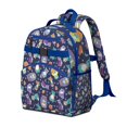 thumbnail image 3 of Funny Cat Illustration Toddler Backpack with Adorable Cat-themed Print, Geometric Cat Pattern, and Minimalist Cat Design, 3 of 5