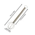 thumbnail image 4 of FEISHENTT Stainless Steel Double-Ended Mini Whisk - Small Lightweight Whisk for Mixing Miso, 4 of 6
