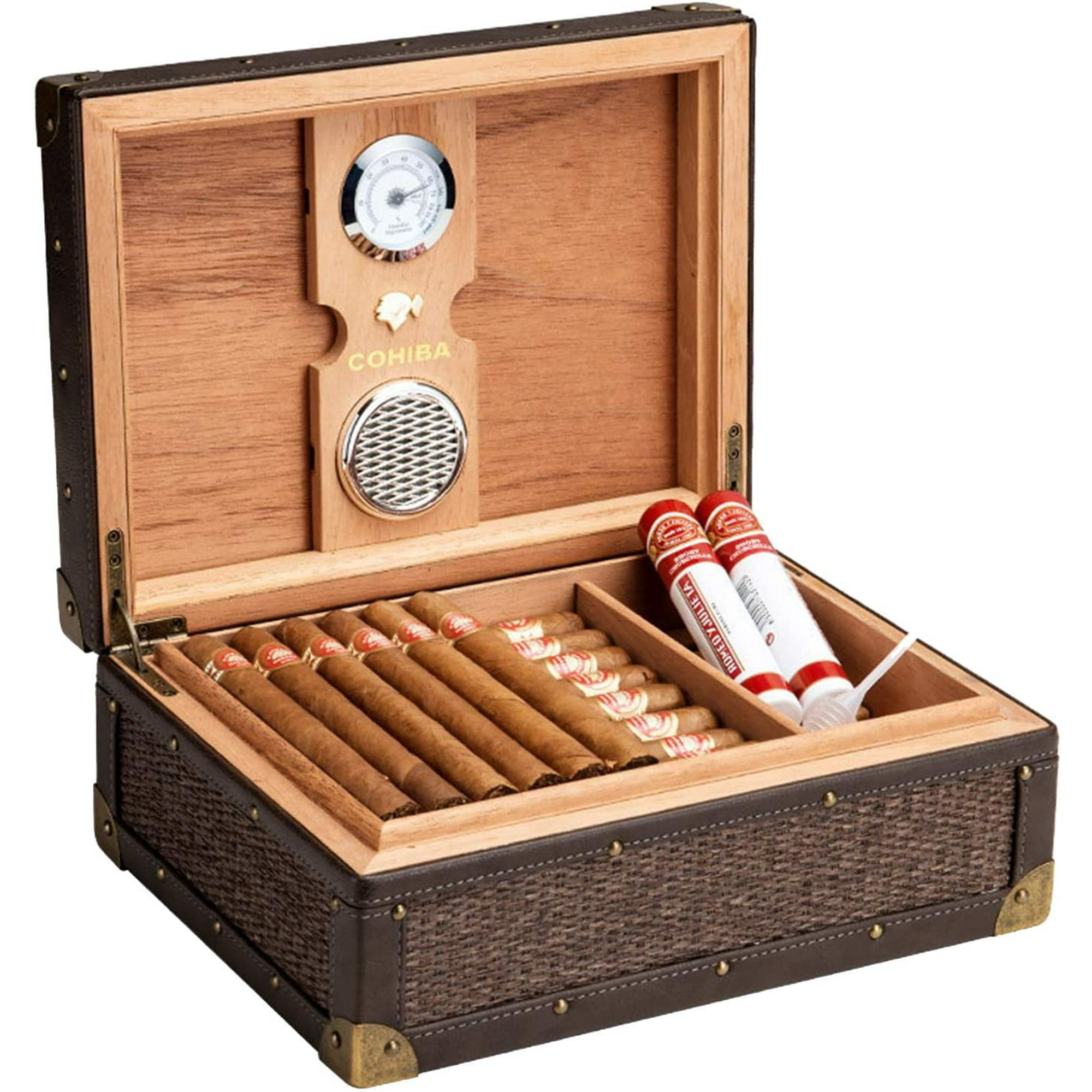Personalized Cigar Humidor Humidor Cigar Box Cigar Box Vintage
