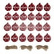 thumbnail image 1 of 24 Uds adornos navideños 12 estilos artesanías de madera decoraciones colgantes reutilizables para puerta árbol, 1 of 14