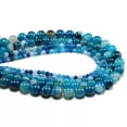 thumbnail image 5 of HOOUN Multicolor 4/6/8/610/12MM Natural Stripe Agate Beads Stone Loose Spacer Beads-Black-8mm【96pcs/76g】, 5 of 9