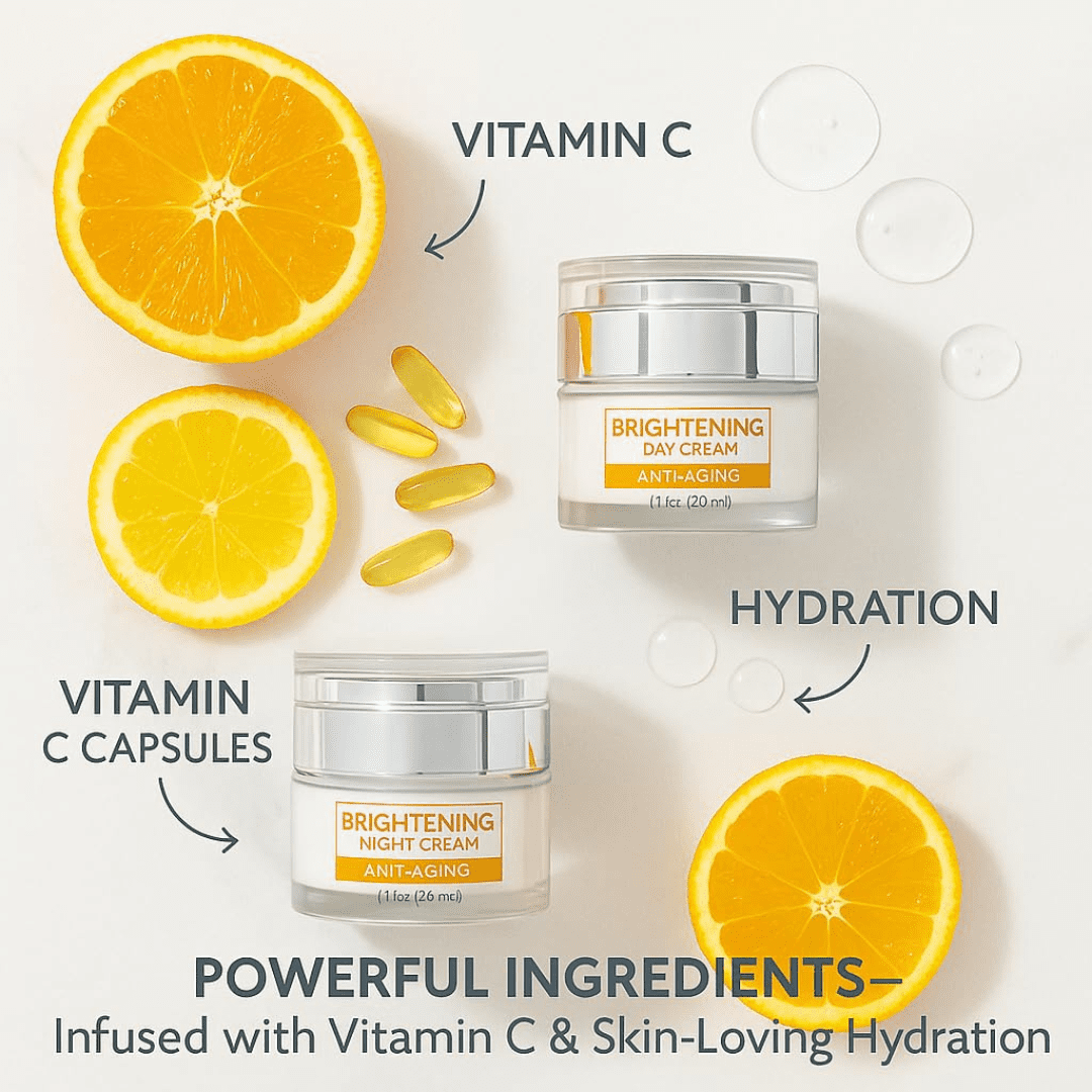 SpaScriptions Clinicals Brightening | Day & Night Cream Set with