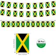 thumbnail image 2 of AhfuLife Guirnalda de banderas de Jamaica de 10 m, 30 piezas, doble cara, 2 of 7