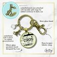 thumbnail image 6 of Not My Circus Not My Monkey Gutsy Goodness Bronze Keychain Funny Positive Life Attitude Jewelry Mom Quote, 6 of 8