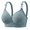 Blue, variant on Fulorrnie Bras for Women Support Wirefree Comfort Seamless Bralette Full Coverage T Shirt Molded Cup Bra Black 40
