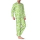 thumbnail image 2 of Fotbe Cute Frogs Pijama de Hombre con Estampado de Manga Larga, Conjunto de 2 Piezas, Ropa de Dormir Suave y Cómoda con Bolsillos-XX-Large, 2 of 7
