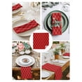 thumbnail image 3 of Red White Stripes Cloth Napkins Set of 8 Reusable Dinner Napkins, Simple Geometric Modern Monochrome Cocktail Napkin Washable Table Napkins for Wedding/Holiday Party/Baby Shower 20"x20", 3 of 7