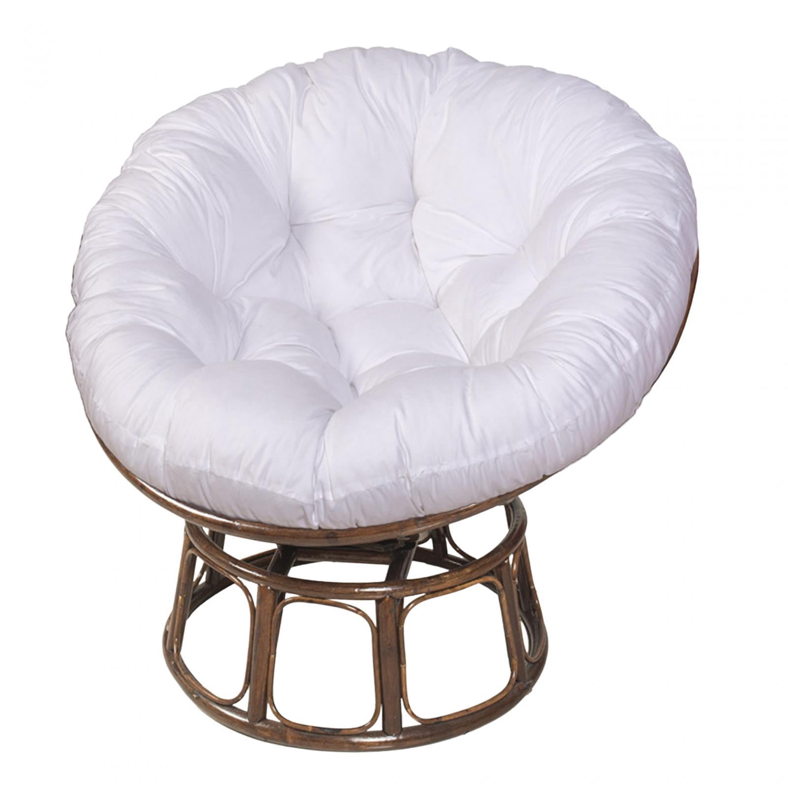Hammock Chair Cushion Egg Swing Chair Cushion Thickened Porch Replacement Swings Chair Cushion for Indoor or Outdoor Swing Chairs Egg Chair White