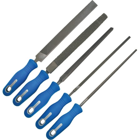 

Tomé Fèteira EMSET5 Chrominox-Coated Engineer s File and Rasp - 8-Inch 5-Piece Set