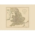 thumbnail image 2 of Cary 18x14 White Modern Wood Framed Museum Art Print Titled - Great Britain England - Cary 1807, 2 of 4