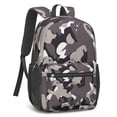 thumbnail image 5 of 17 Inch Lightweight Backpack,PVC Waterproof Oxford Fabric, Ergonomically Designed, with Large Capacity, Camouflage Print, 5 of 5
