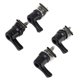 thumbnail image 1 of Sidaley Tuerca de pernos fuertes de 4 piezas para fijación de tornillo de motocicleta fiable, tornillos de bloqueo de palanca de alforja, Type2 NO2, 1 of 6