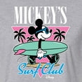 thumbnail image 3 of Disney - Mickey & Friends - Mickey's Surf Club - Miami Retro Colors - Juniors Cropped Cotton Blend T-Shirt, 3 of 5