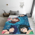 thumbnail image 6 of My Hero Academia Girls Flannel Blanket Ultra-Soft Micro Fleece Throw Blanket For Bed Sofa Couch Car Office Unisex Adult Fuzzy Bed Blanket Cozy Kids Throw Blanket 40"x30", 6 of 8