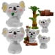 thumbnail image 4 of Figuras de Koala en miniatura, 7 Uds., estatuas de Koala en miniatura de resina DIY, adornos en miniatura, estilo mixto, 4 of 6