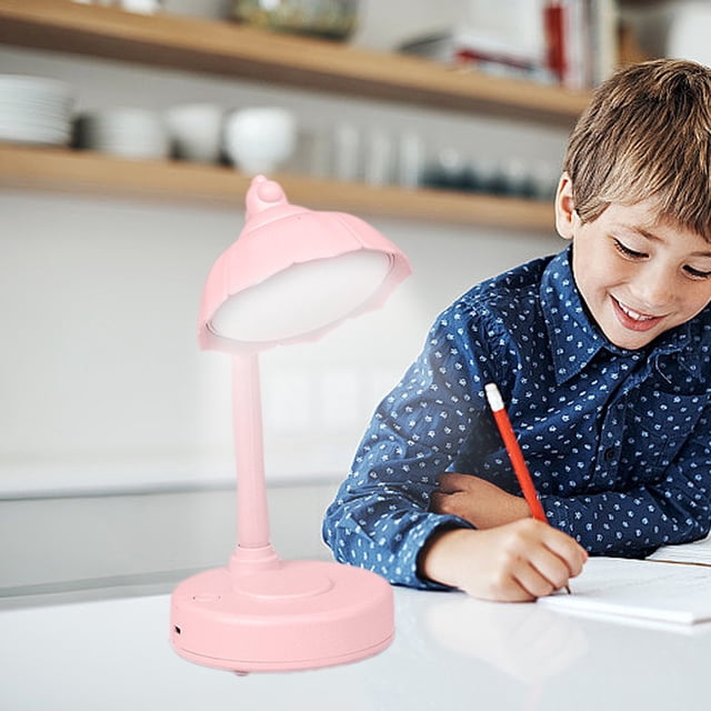 YIMWNYI Adjustable LED Desk Lamp, Foldable Rechargeable Reading Light, 3 Color Temperature Modes, Flicker-Free Blue Light Eye Protection, USB Charging, Desk Lamp for Reading, Office
